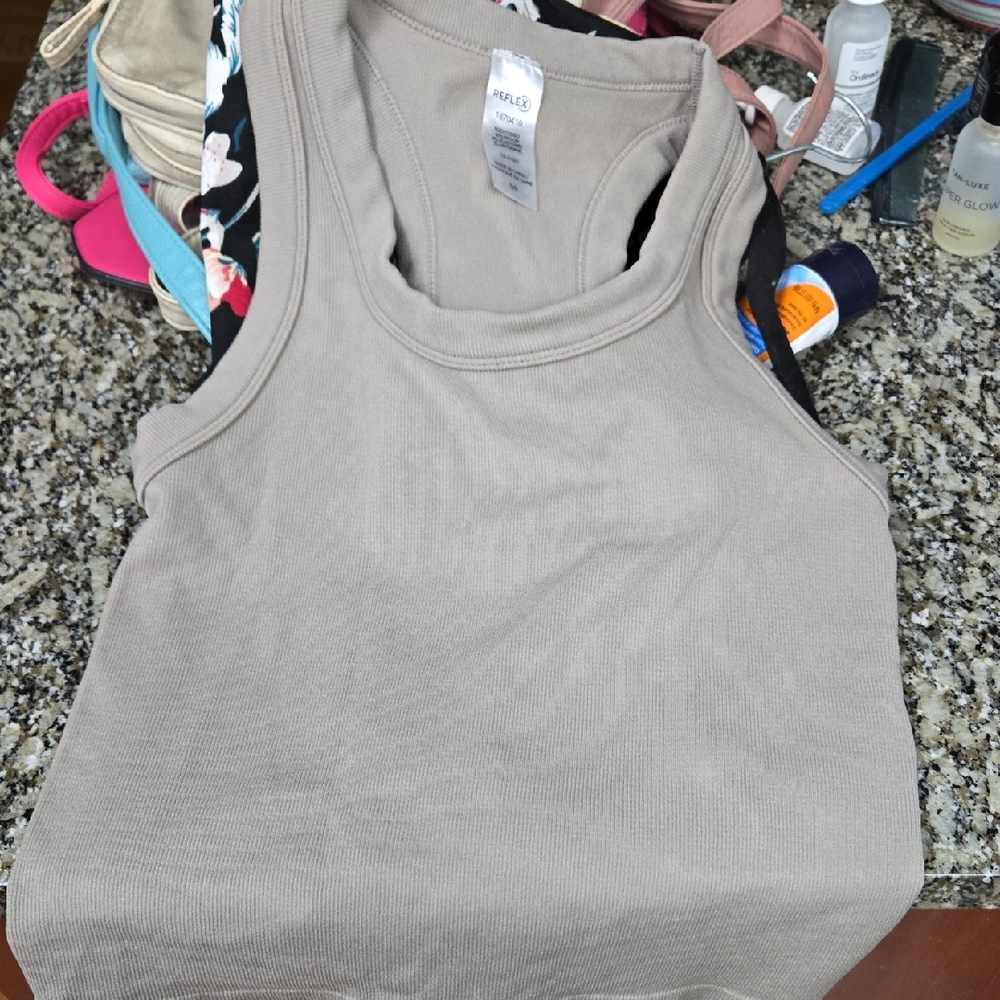 Gray Sleeveless Women's Top